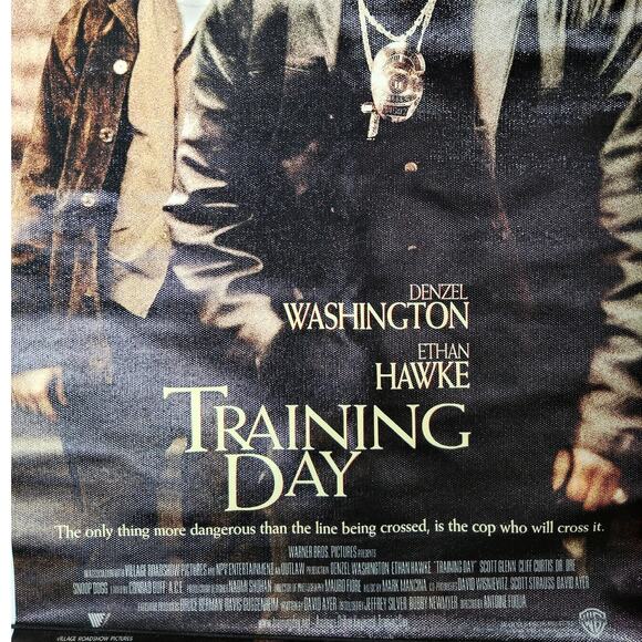 Training Day Movie Canvas Print Movie Poster Denzel Washington (12x18" Unframed) - Picture 3 of 4